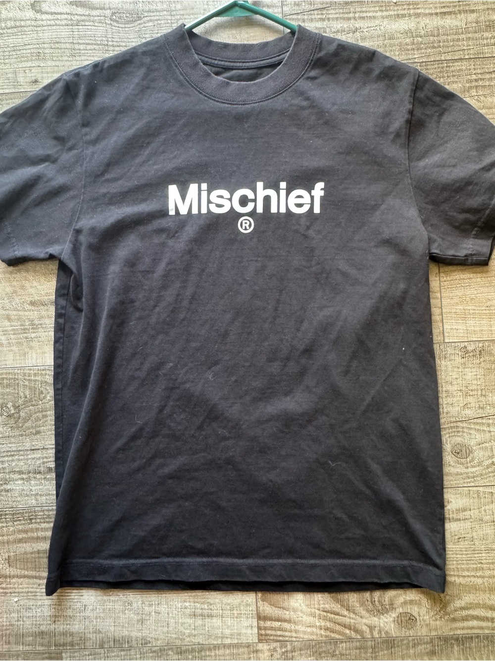 Mischief® Korean Black Logo Short-Sleeve Tee